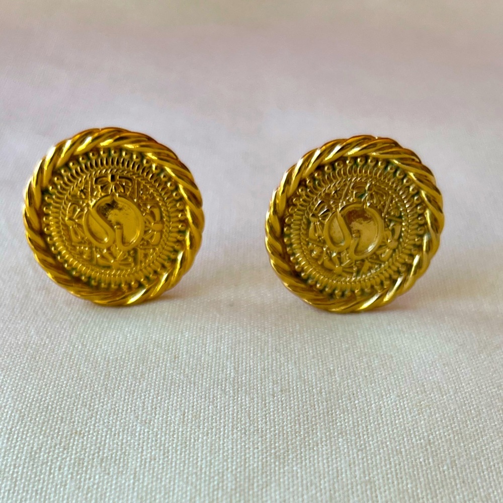 St. John’s Gold Coin Earrings